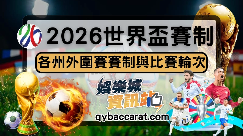 2026世界盃各區外圍賽賽制