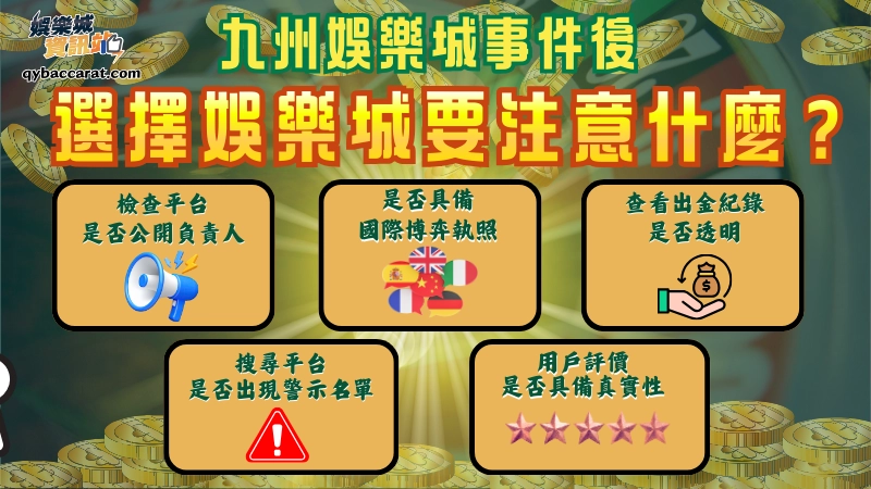 九州娛樂城關閉後，選擇娛樂城要注意什麼？