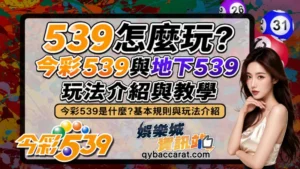 539怎麼玩?今彩539與地下539玩法、獎金、中獎率解析完整教學